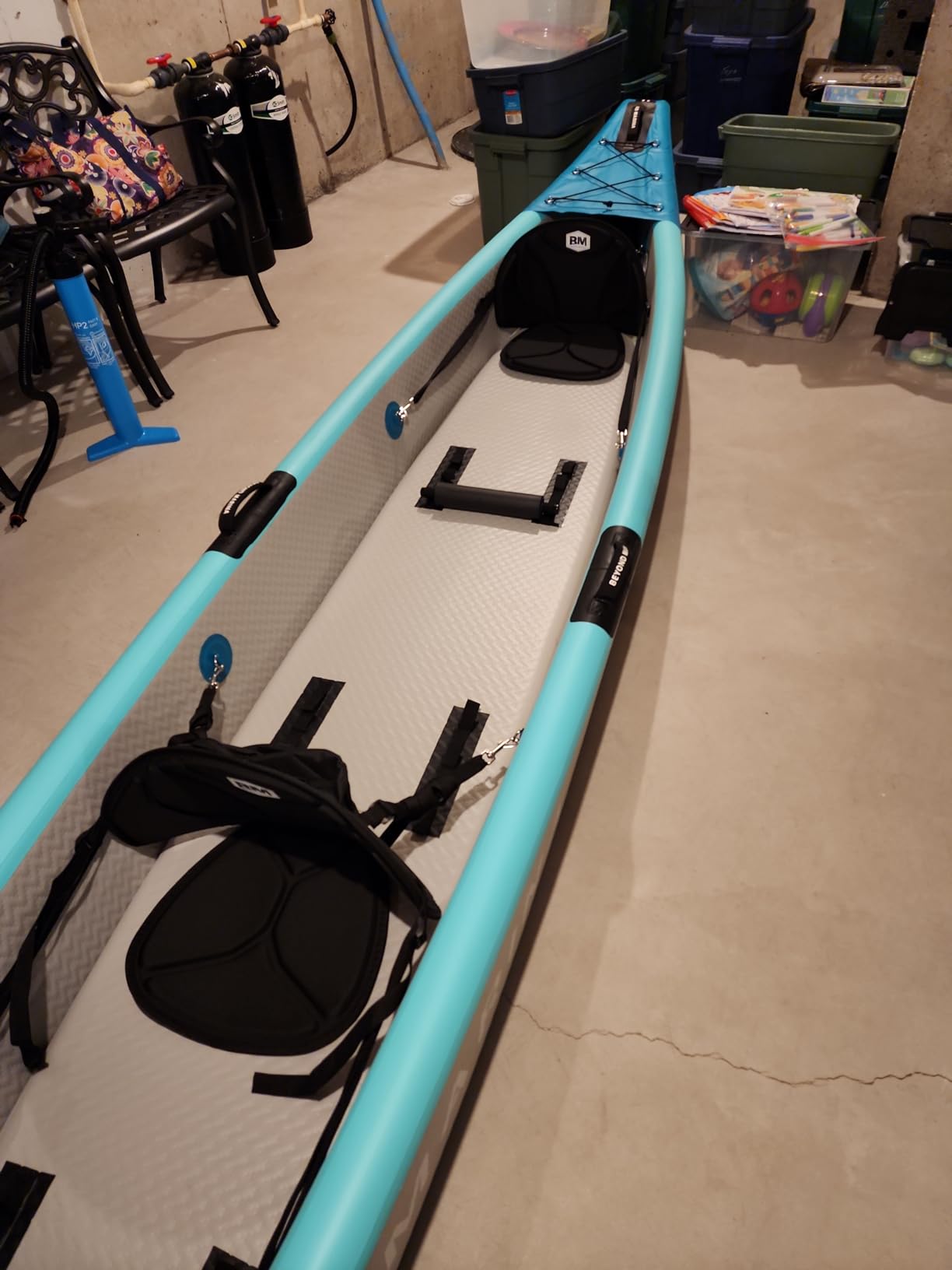 BEYOND MARINA Inflatable Kayak 1/2/3 Person Adult- Full Drop Stitch Kayak customer photo 1
