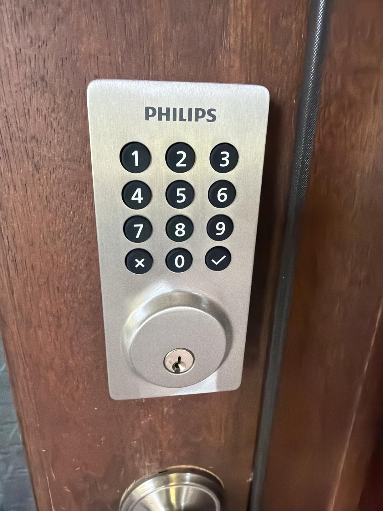 Philips WiFi Smart Keypad Deadbolt Lock, App Remote Control, No Hub Needed customer photo 1