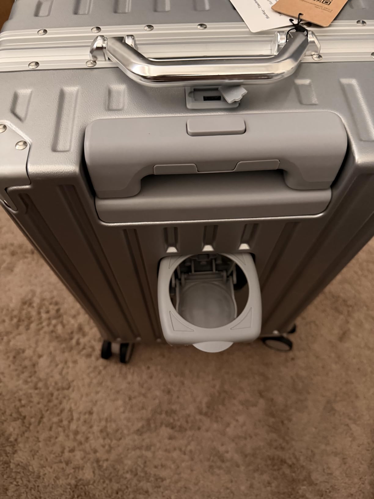 HotWay 20inch Aluminum Frame Hard Shell Carry On Luggage customer photo 2