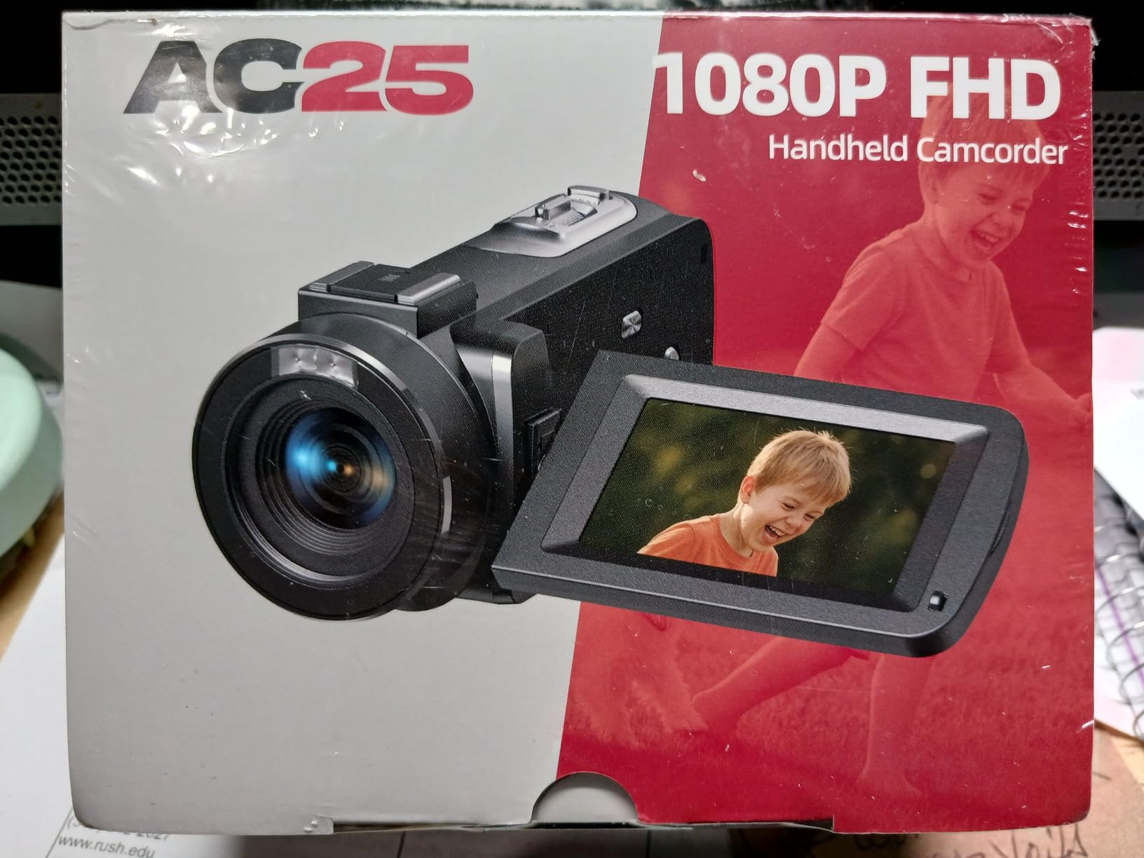5K Camcorder Video Camera, Night Vision, Dual Lens, 3