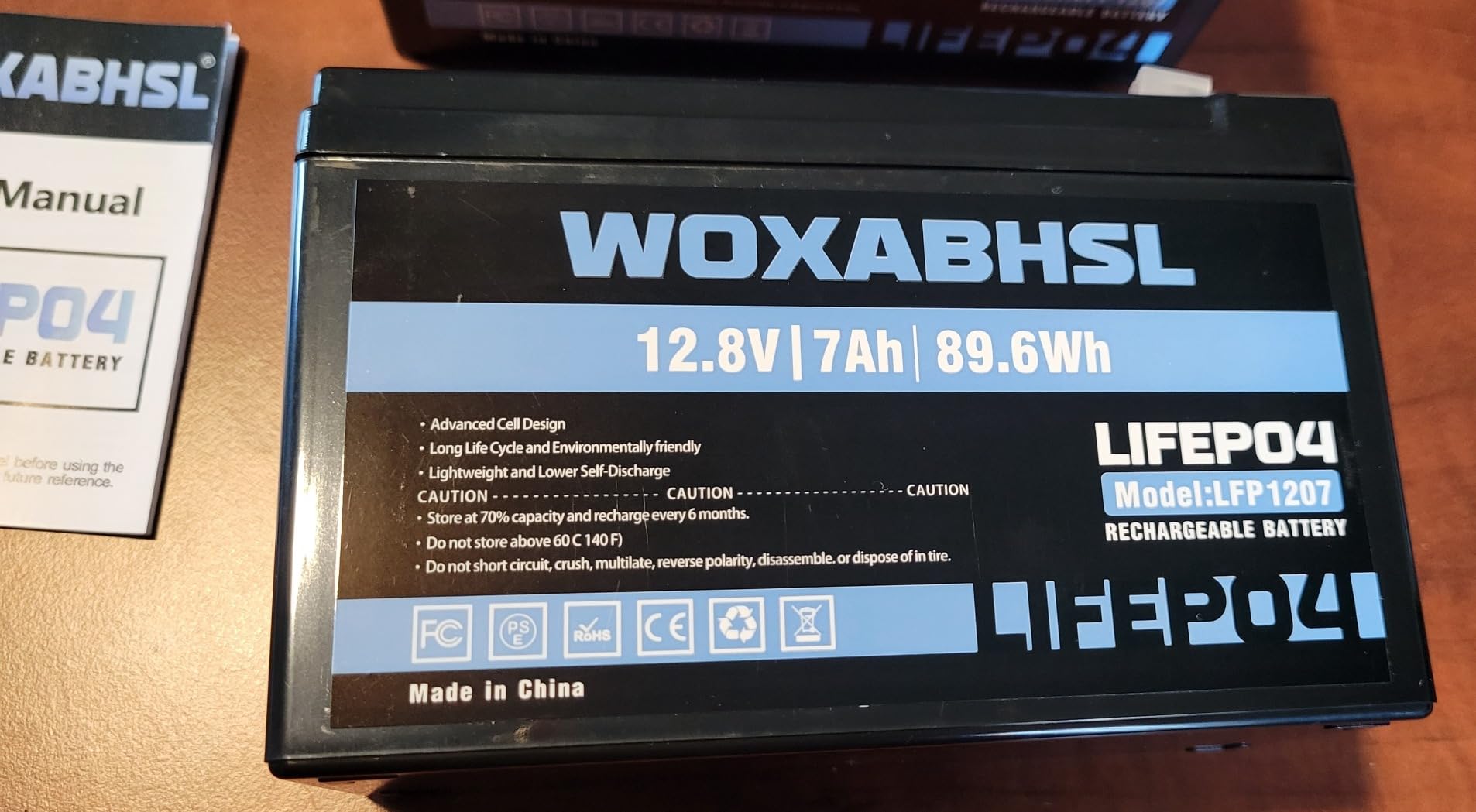 12V 200Ah LiFePO4 Lithium Battery, Built-in 200A BMS, 15000+ Deep Cycles, Max 2560W Power Output, FCC UL Certificates, Perfect for RV, Solar, Marine, Off-Grid, etc. (2PCS) customer photo 1