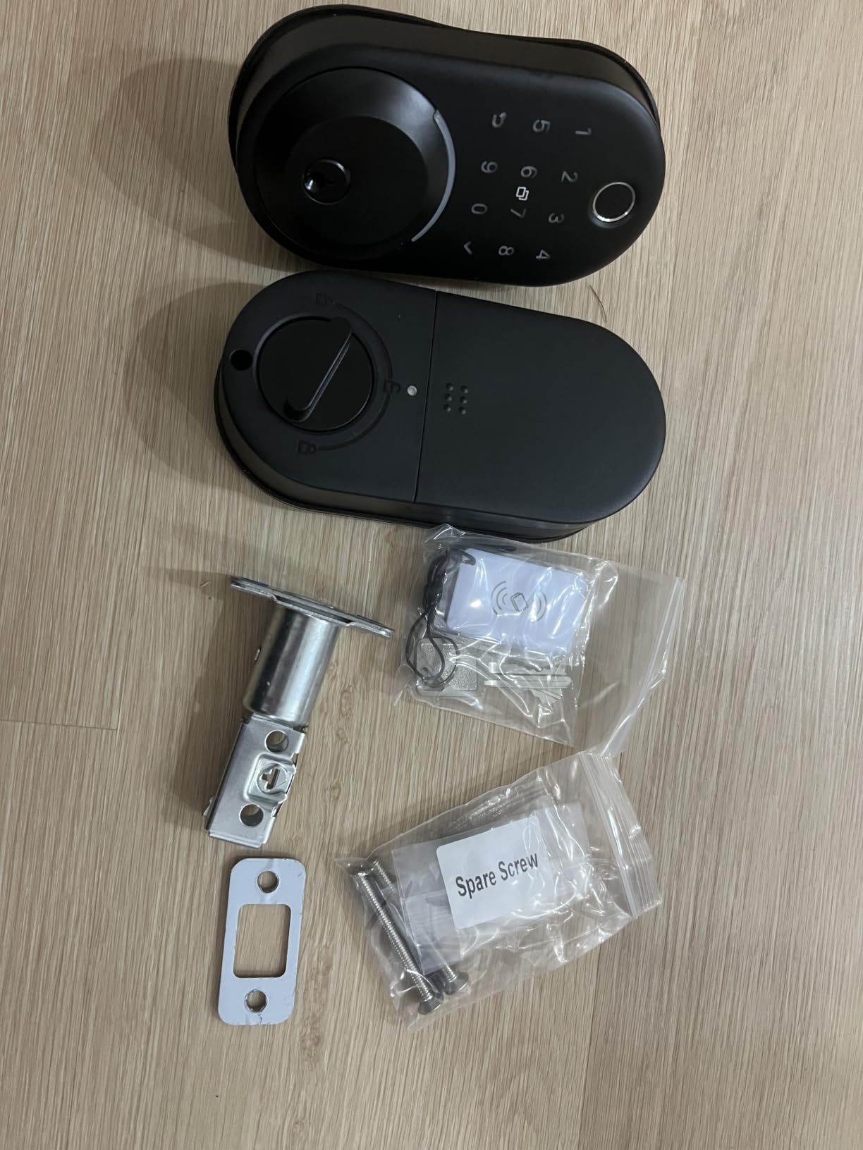 Yamiry Smart Deadbolt Lock with Keypad,Fingerprint Keyless Entry Door Lock customer photo 1
