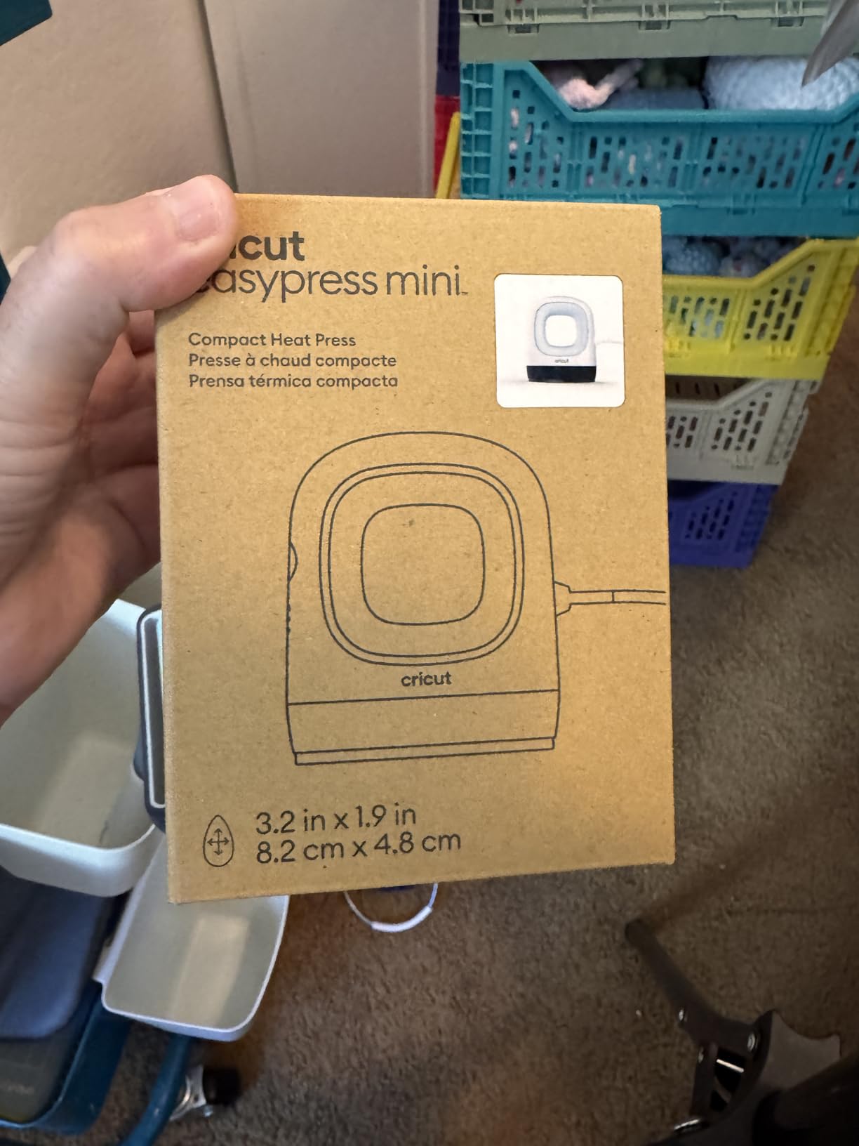 Cricut EasyPress Mini Heat Press - Zen Blue customer photo 2