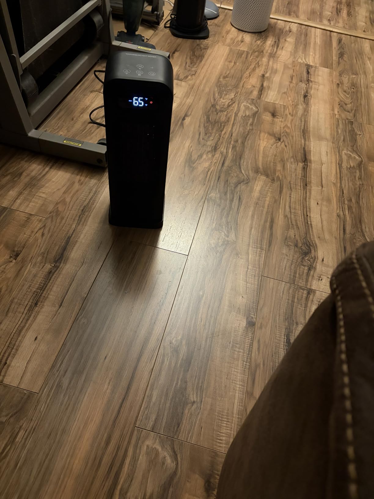 MORENTO Space Heaters for Indoor Use, Electric Portable Heater for Bedroom with Thermostat, WiFi Voice Control, 36dB Quiet 4 Modes 12H Timer, 1500W PTC Ceramic Heater for Office Home 1Pack Black customer photo 2