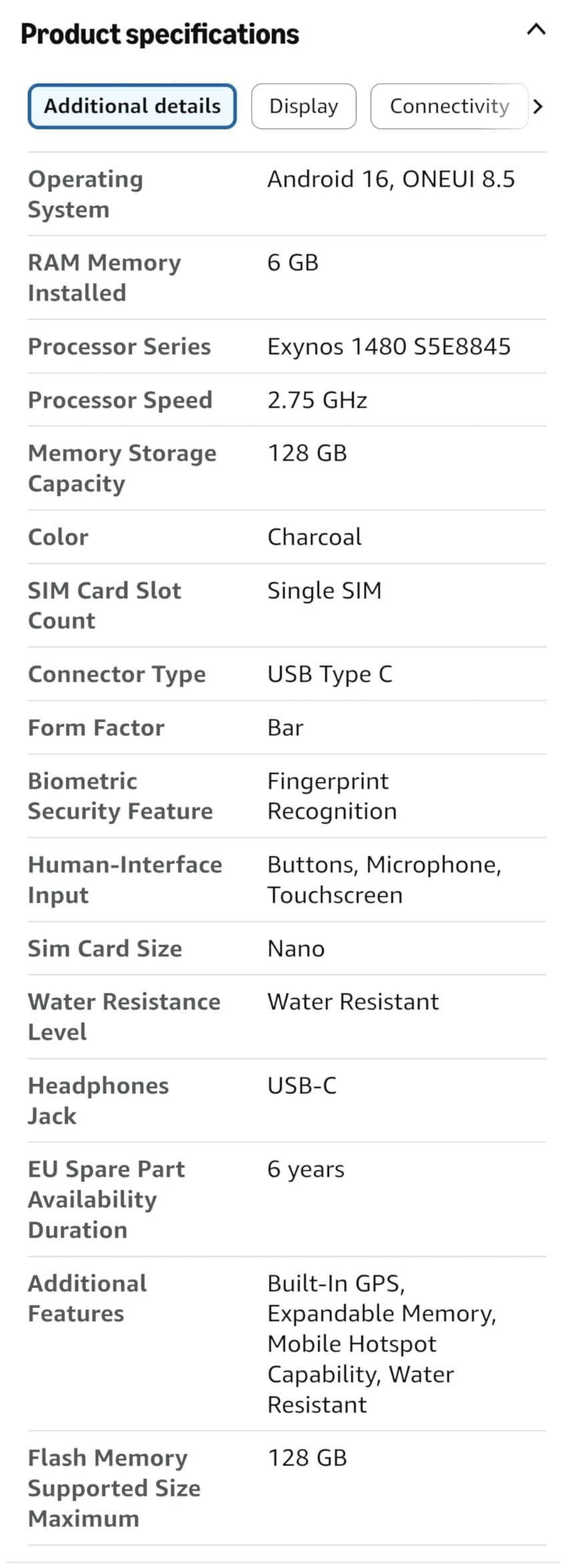 Samsung Galaxy A37 5G (2026), Unlocked Android Smartphone, 128GB, AMOLED Display, Triple Camera, IP68, Slim Phone, 5000mAh Battery, US Version, US 1 Yr Warranty, Awesome Lavender customer photo 1