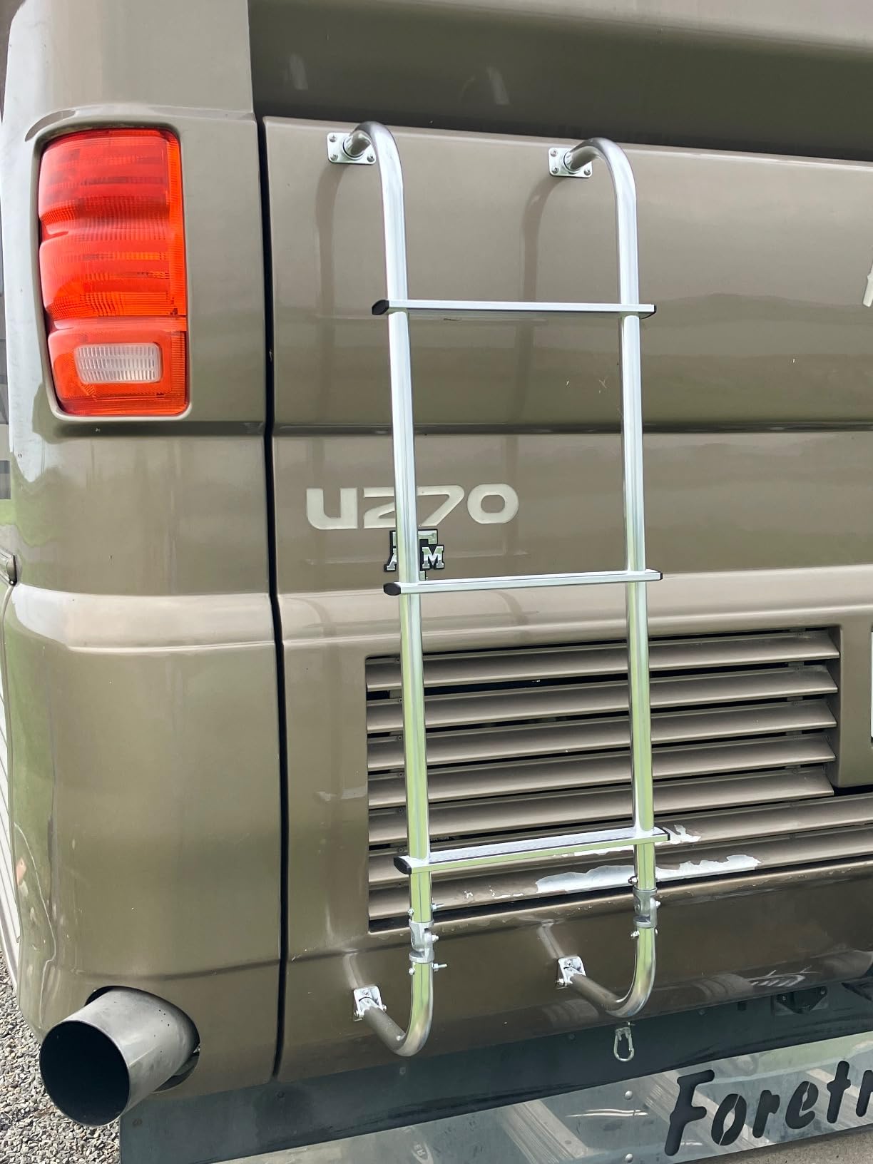 Universal Exterior RV Ladder, Aluminum Travel Trailer Ladder customer photo 2