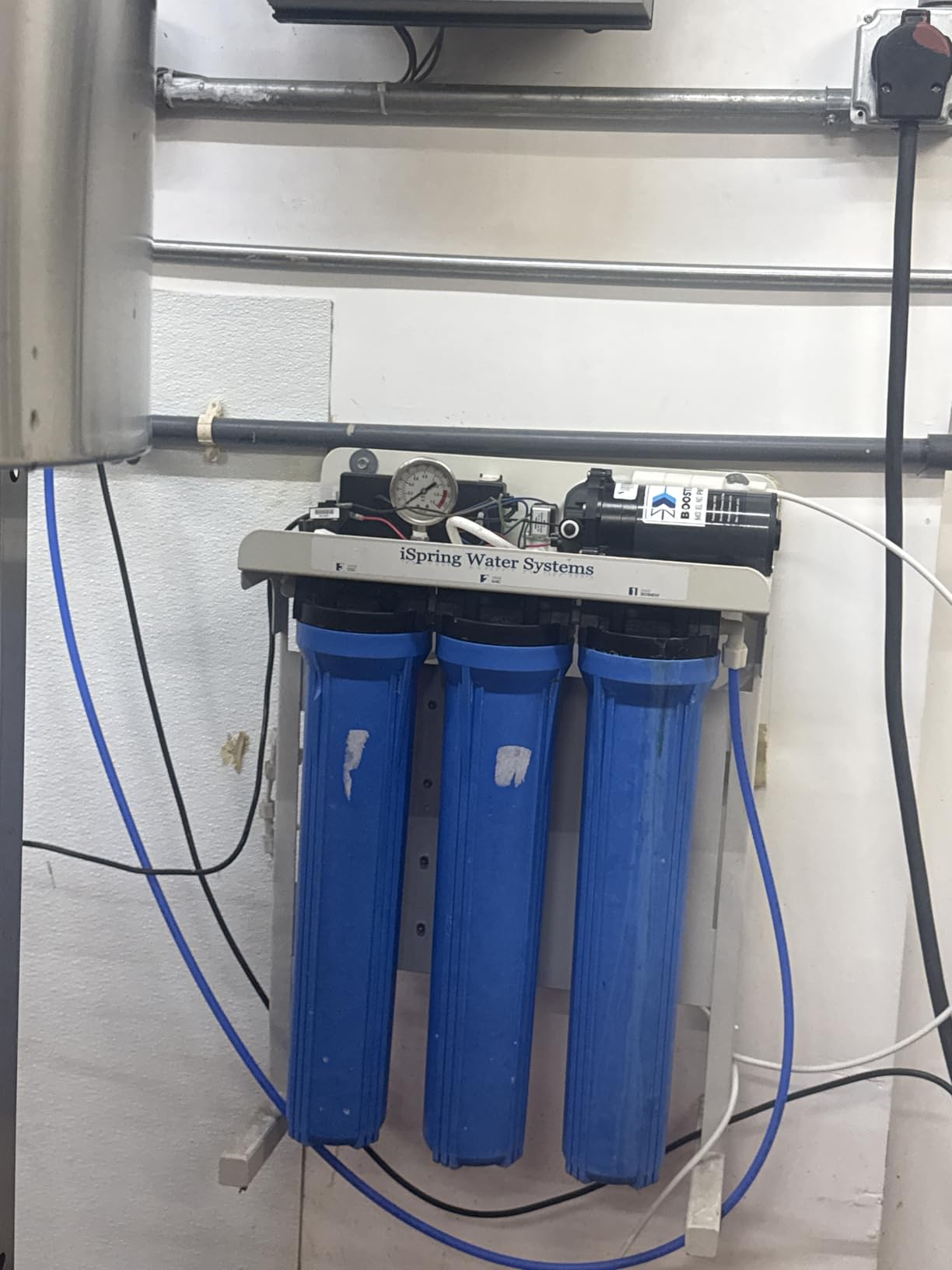 iSpring RCS10T Reverse Osmosis Water Filter, 5 Stage Tankless RO Water Filtration System for Commercial & Residential, High-Flow 1000 GPD, 2.5:1 Pure to Drain Ratio customer photo 2