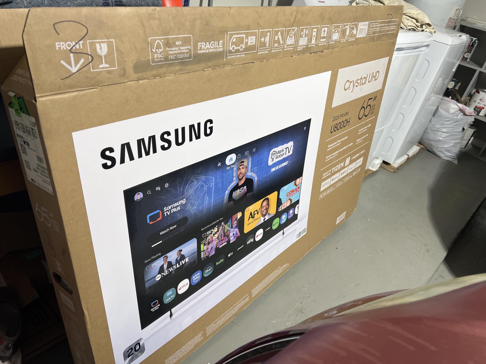 Samsung 43-Inch Class Crystal UHD U8000H Series Samsung Vision AI Smart TV (2026 Model, 43U8000H) Processor 4K, Endless Free Content, Motion Xcelerator, Color Booster, Alexa Built-in customer photo 1