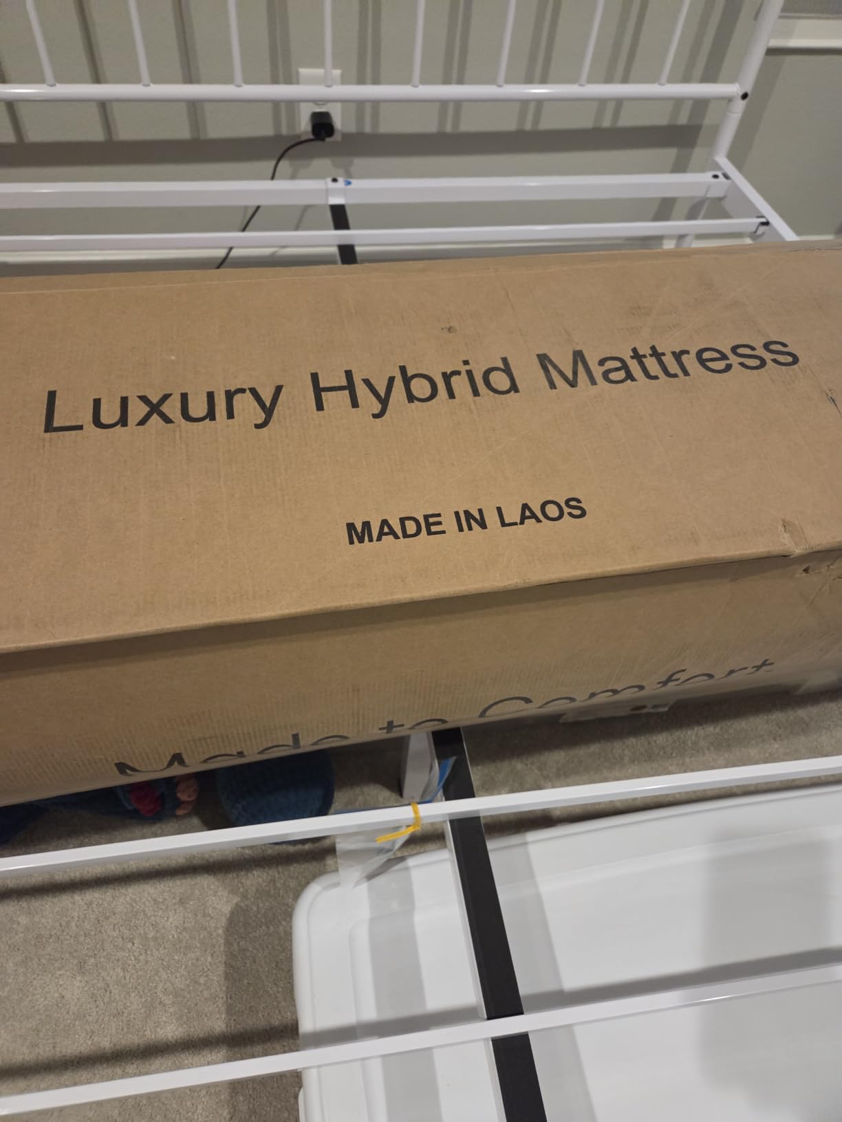 Firm King Mattress 10 Inch, Cooling Hybrid Bed in a Box, 7-Zones Individual Pocket Spring, Motion Isolation, Targeted Hip/Shoulder/Lumbar Support, Fiberglass-Free, 365-Night Trial, CertiPUR-US customer photo 2