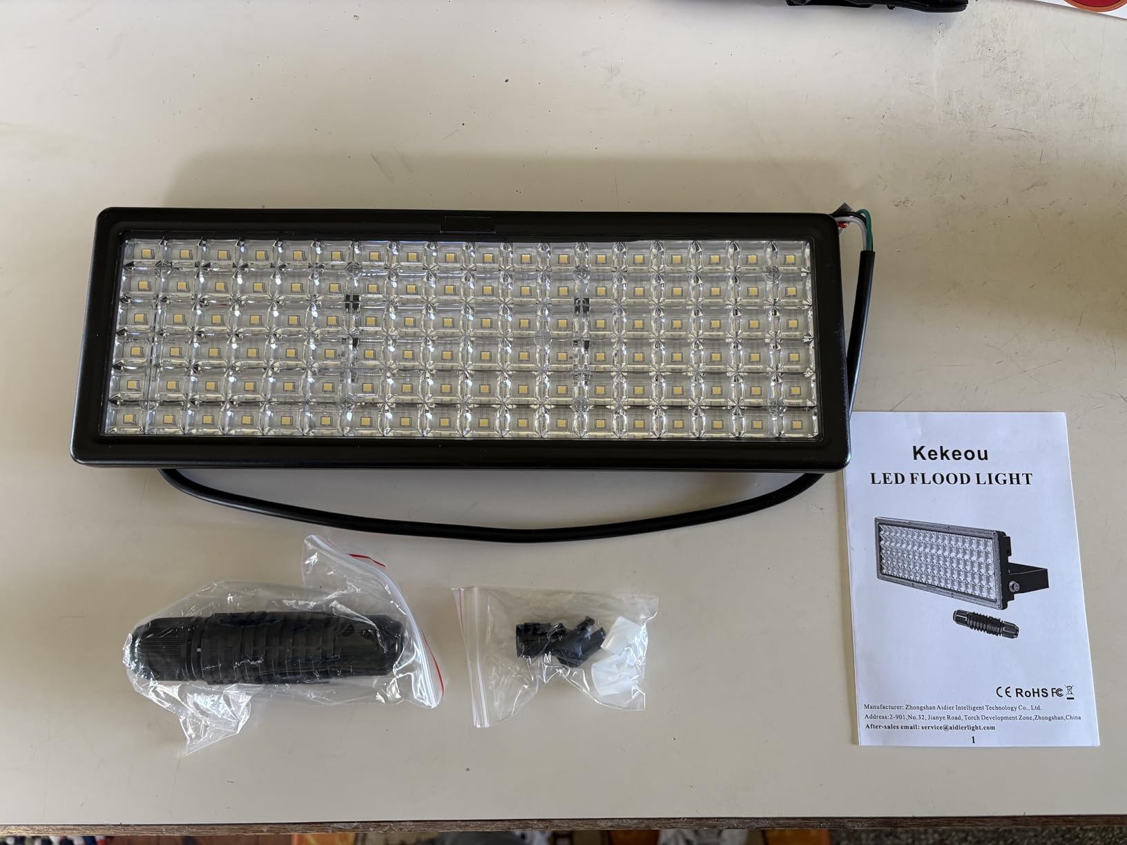 28000LM LED Stadium Light 200W, 5000K LED Flood Light customer photo 2