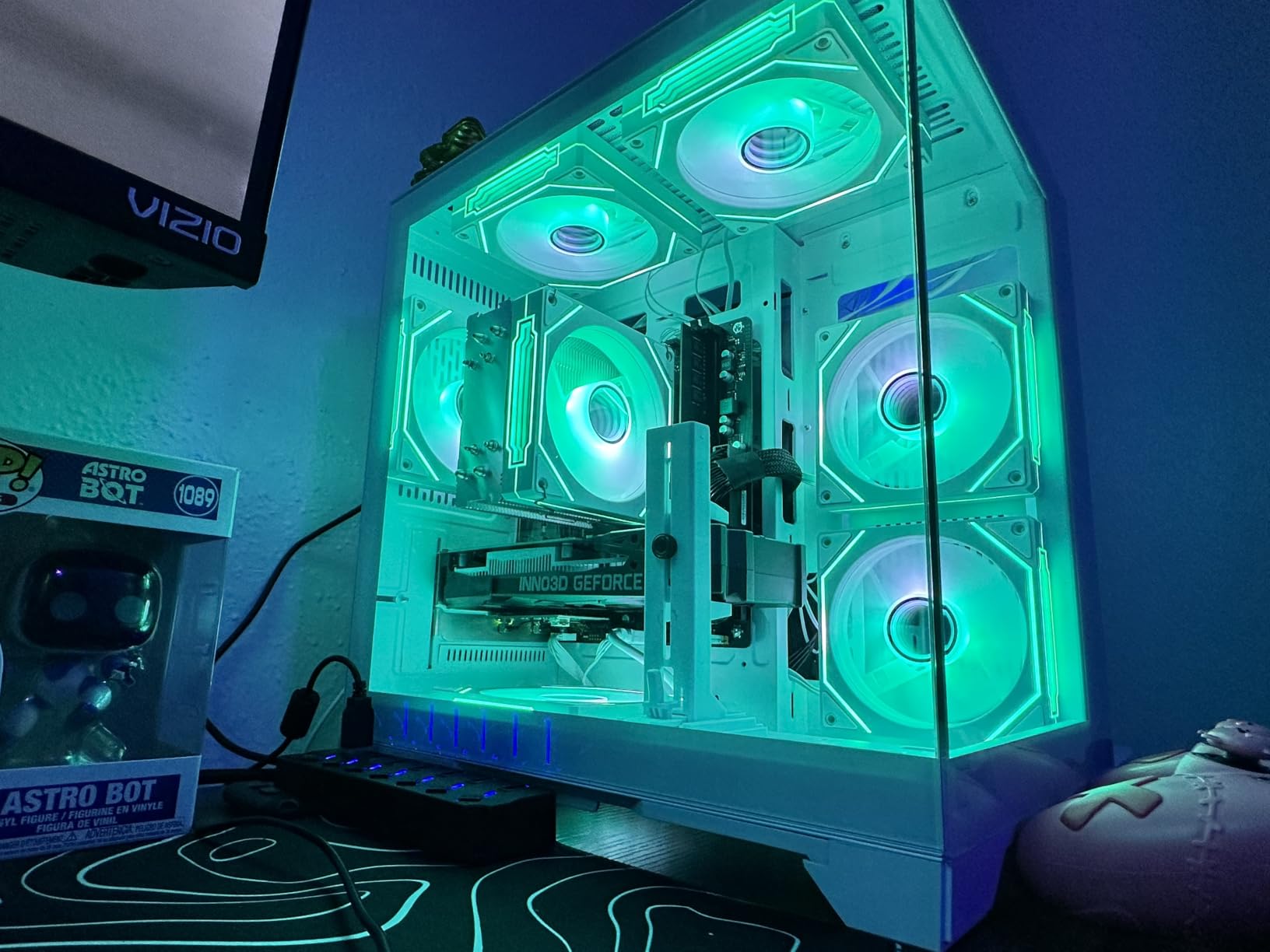 LXZ Prebuilt Gaming PC Desktop Ryzen 7 4700LE RX580 8G 16GB RAM 512GB SSD customer photo 2