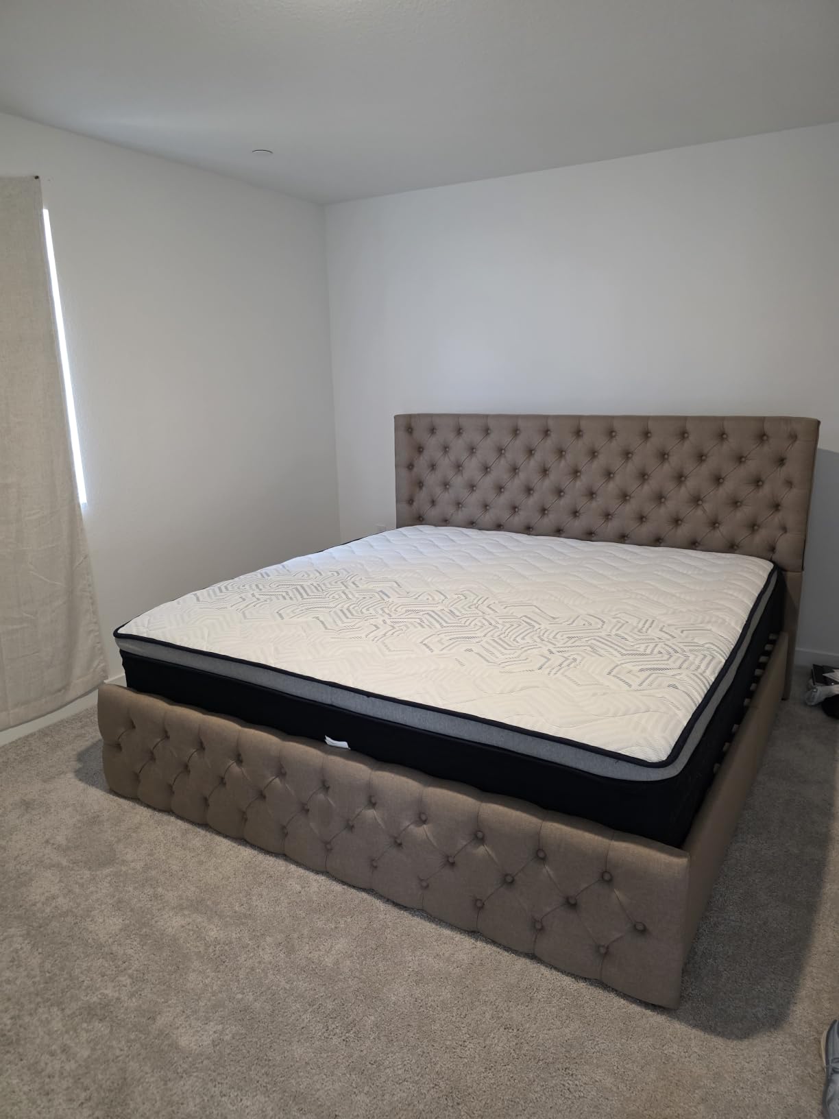 Extra Firm King Mattress 14 Inch Lumbar & Hip Support Hybrid Mattresses in a Box - Pressure Relief Hybrid Mattress with Cooling Comfort Spinal Alignment - CertiPUR-US, Fiberglass Free, 365-Night Trial customer photo 1