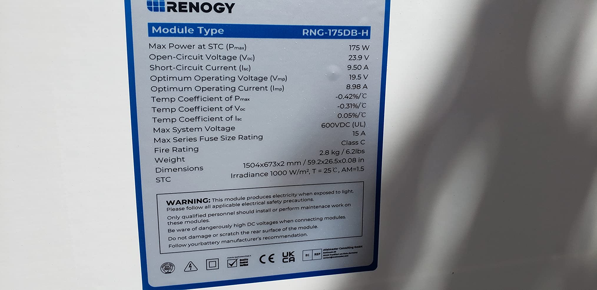 Renogy 200 Watt ShadowFlux Flexible Solar Panel, N-Type 25% High-Efficiency customer photo 1