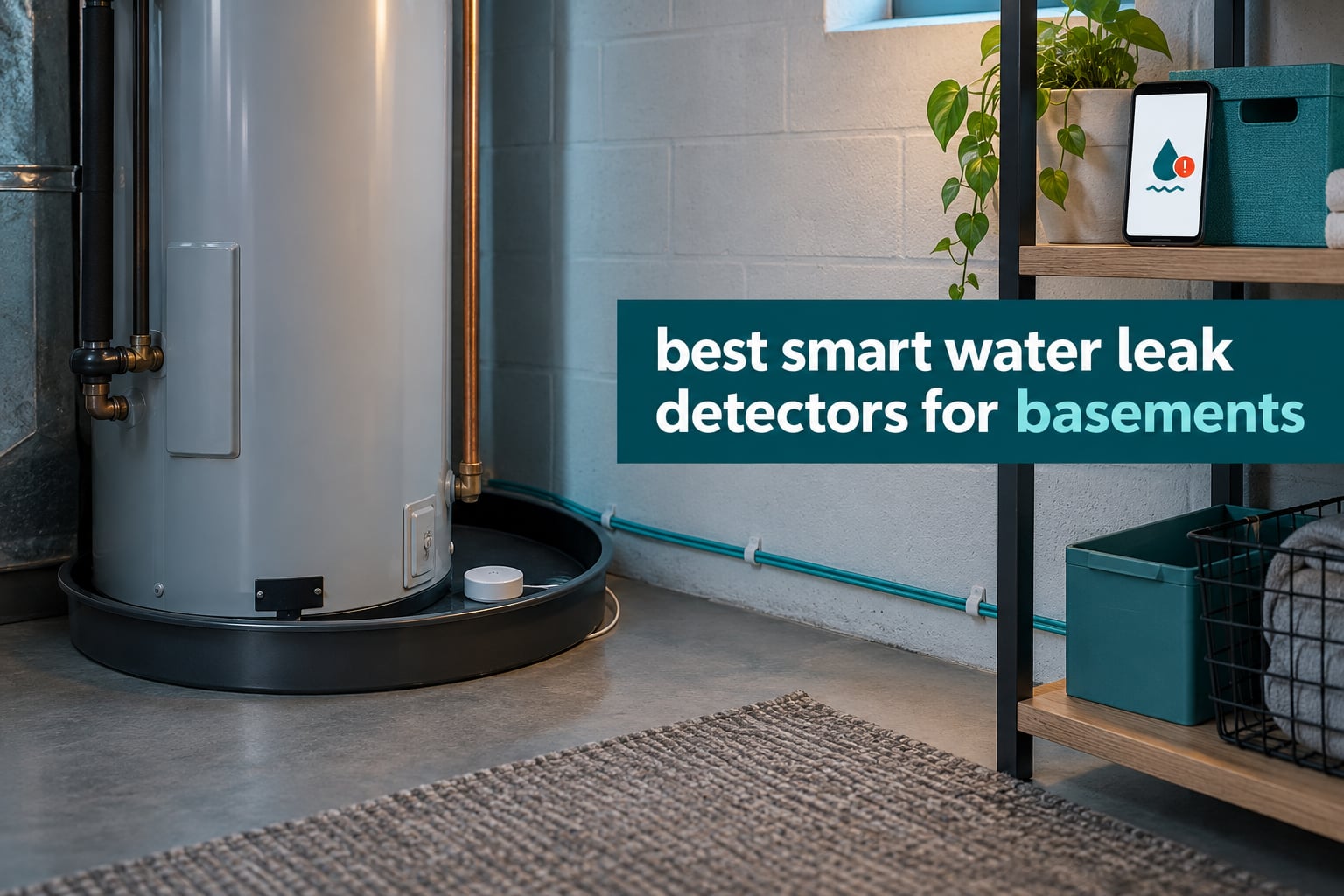 best smart water leak detectors for basements