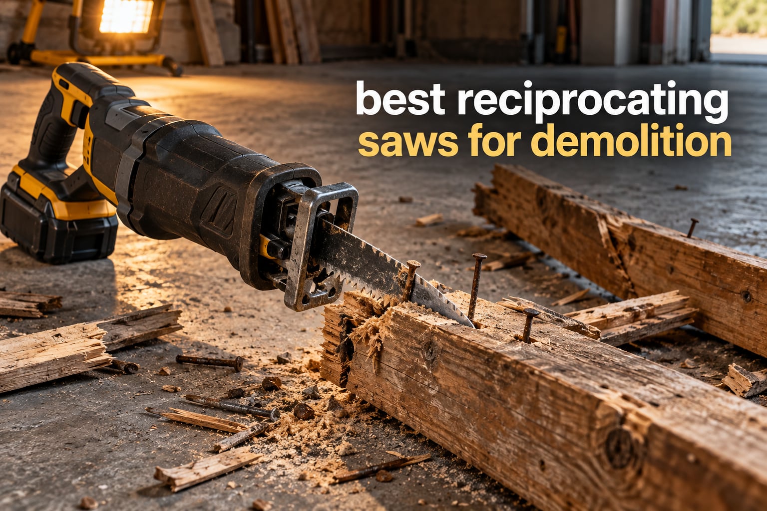 best reciprocating saws for demolition