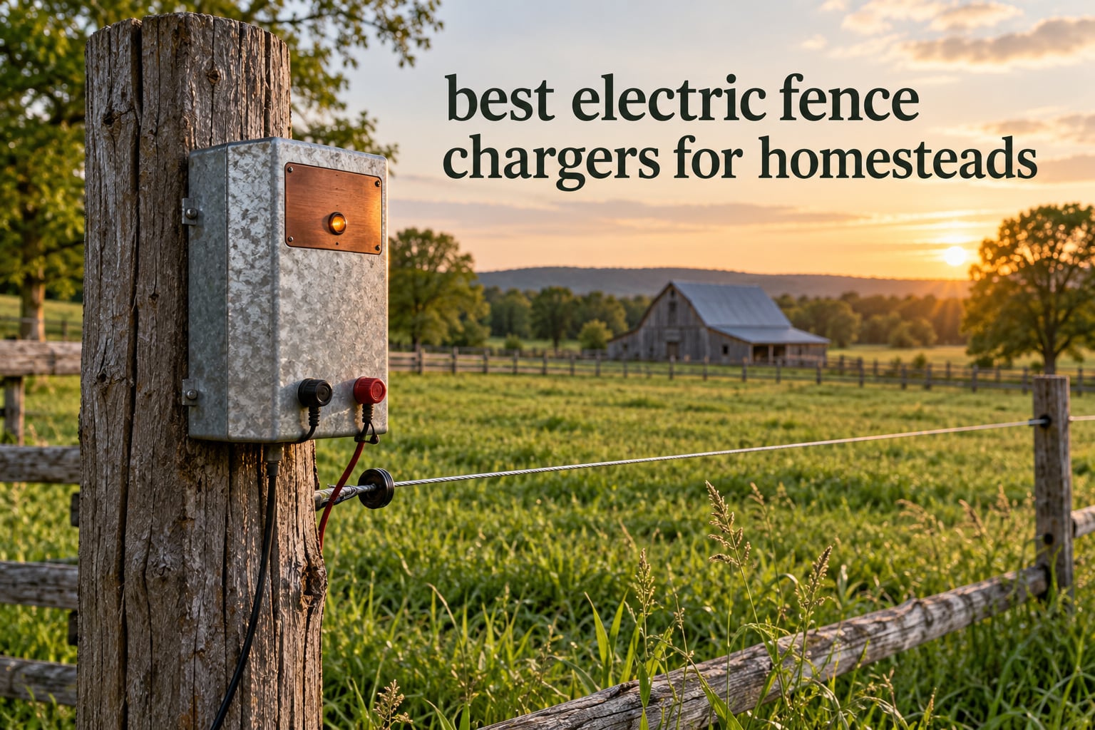 best electric fence chargers for homesteads