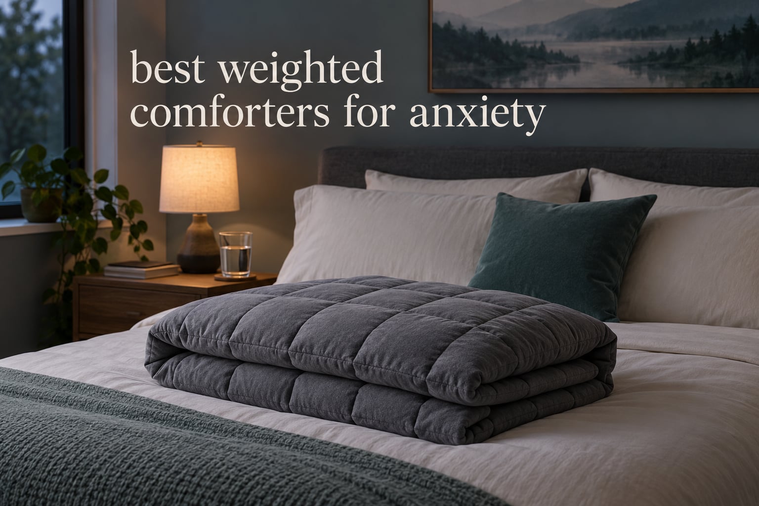 best weighted comforters for anxiety