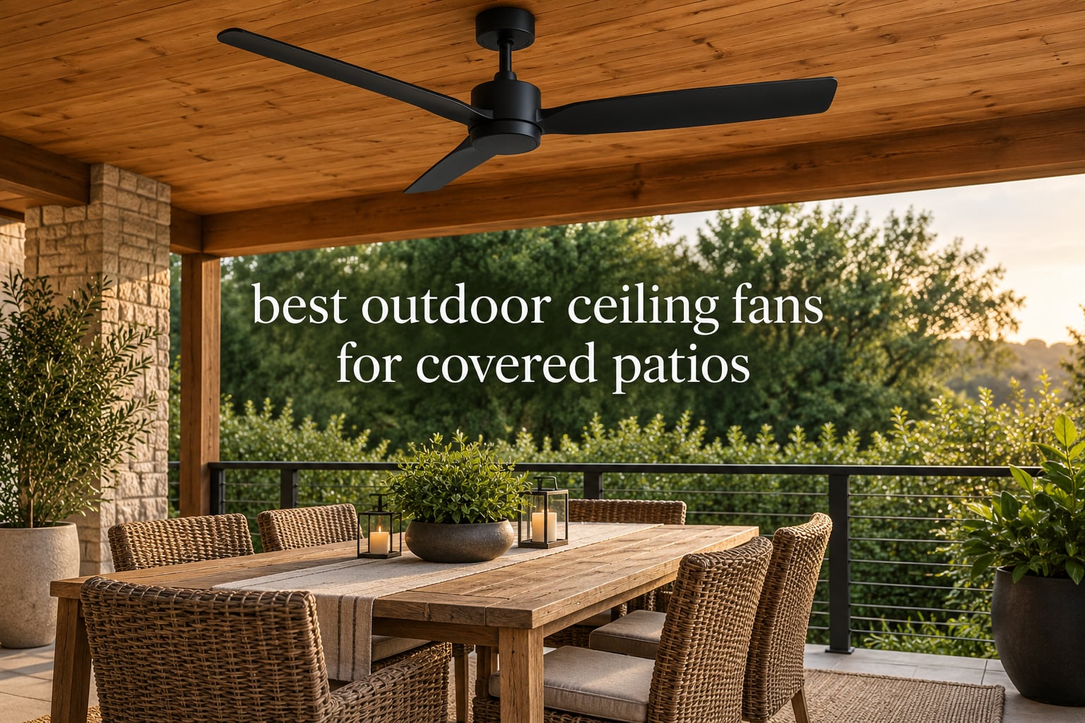 best outdoor ceiling fans for covered patios