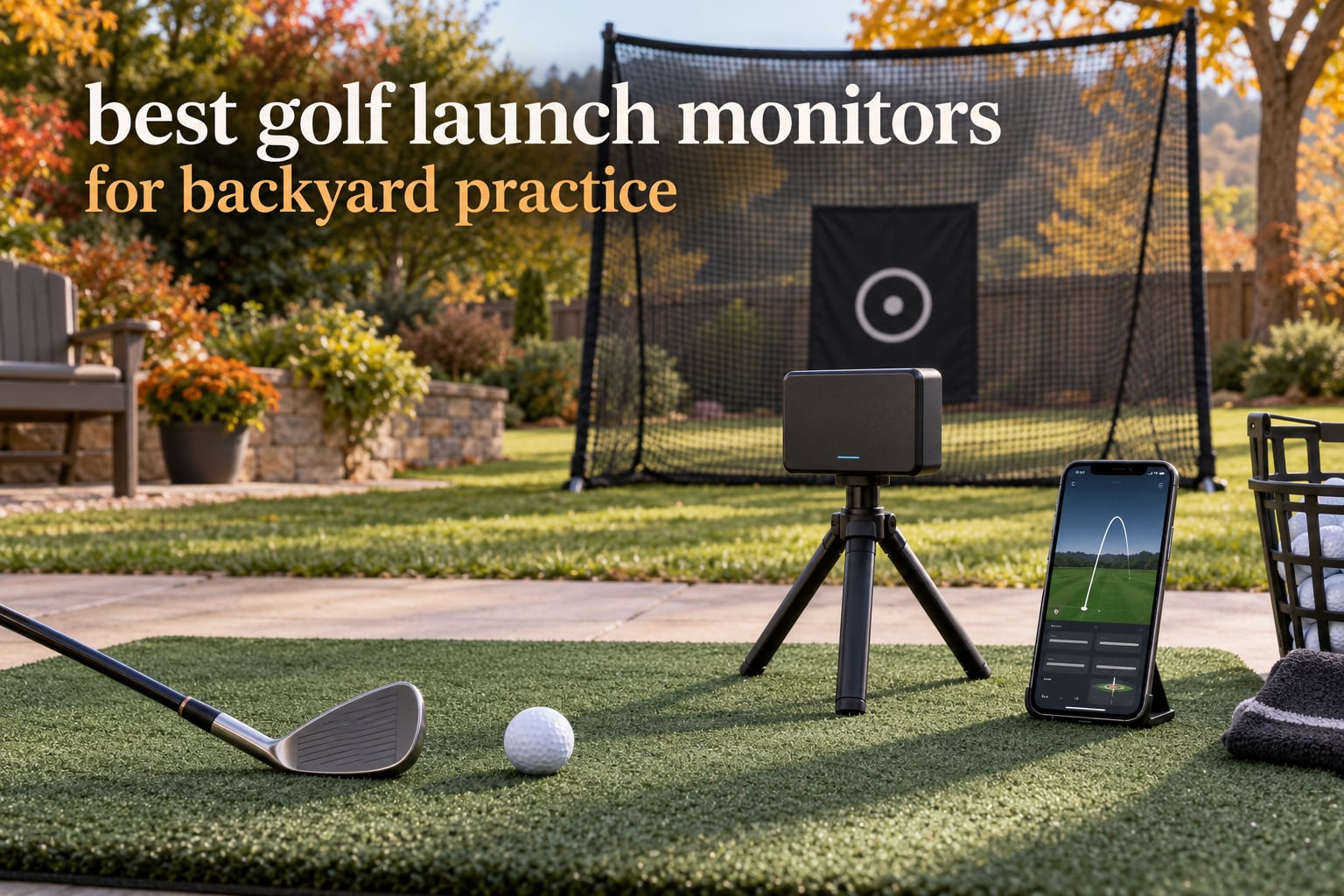 best golf launch monitors for backyard practice