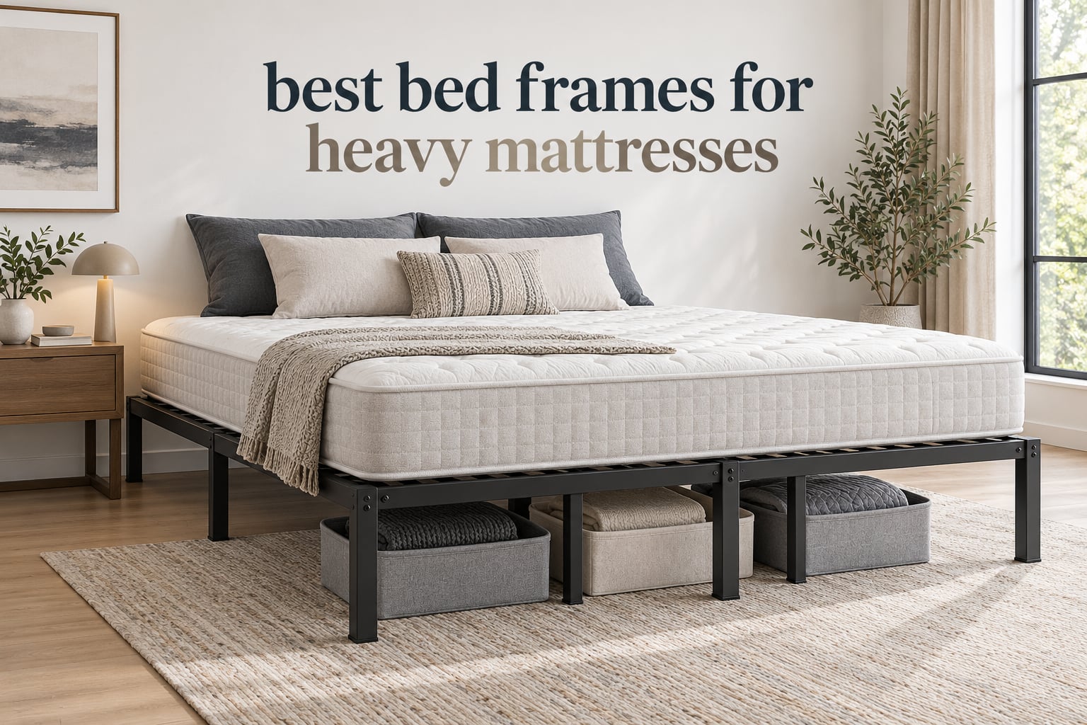 best bed frames for heavy mattresses