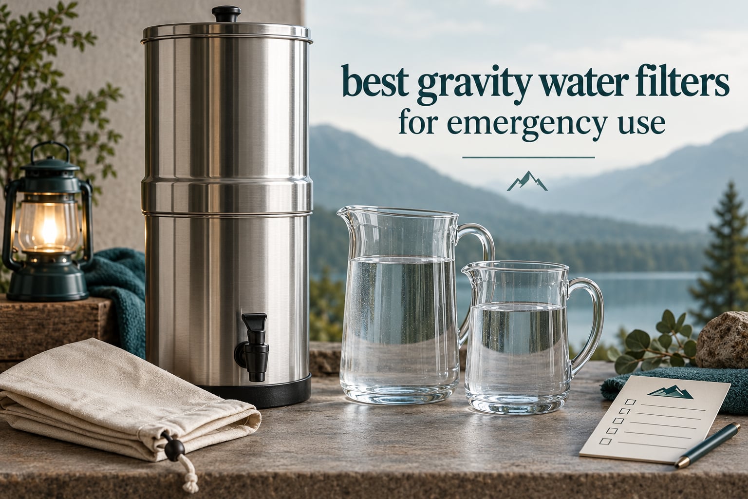 best gravity water filters for emergency use