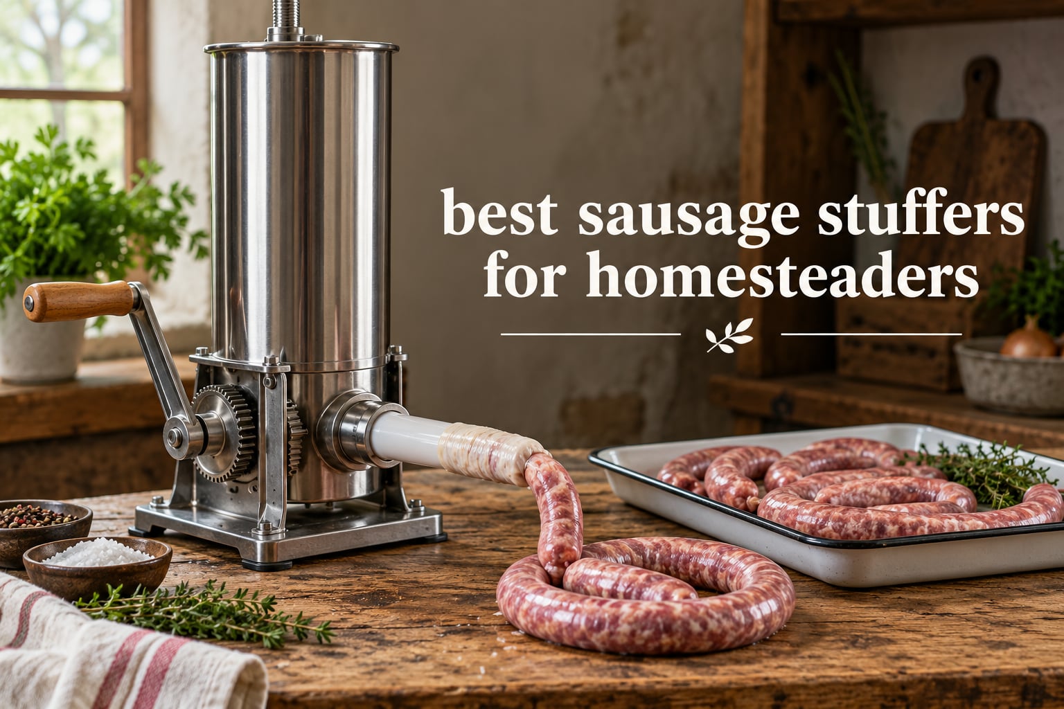 best sausage stuffers for homesteaders