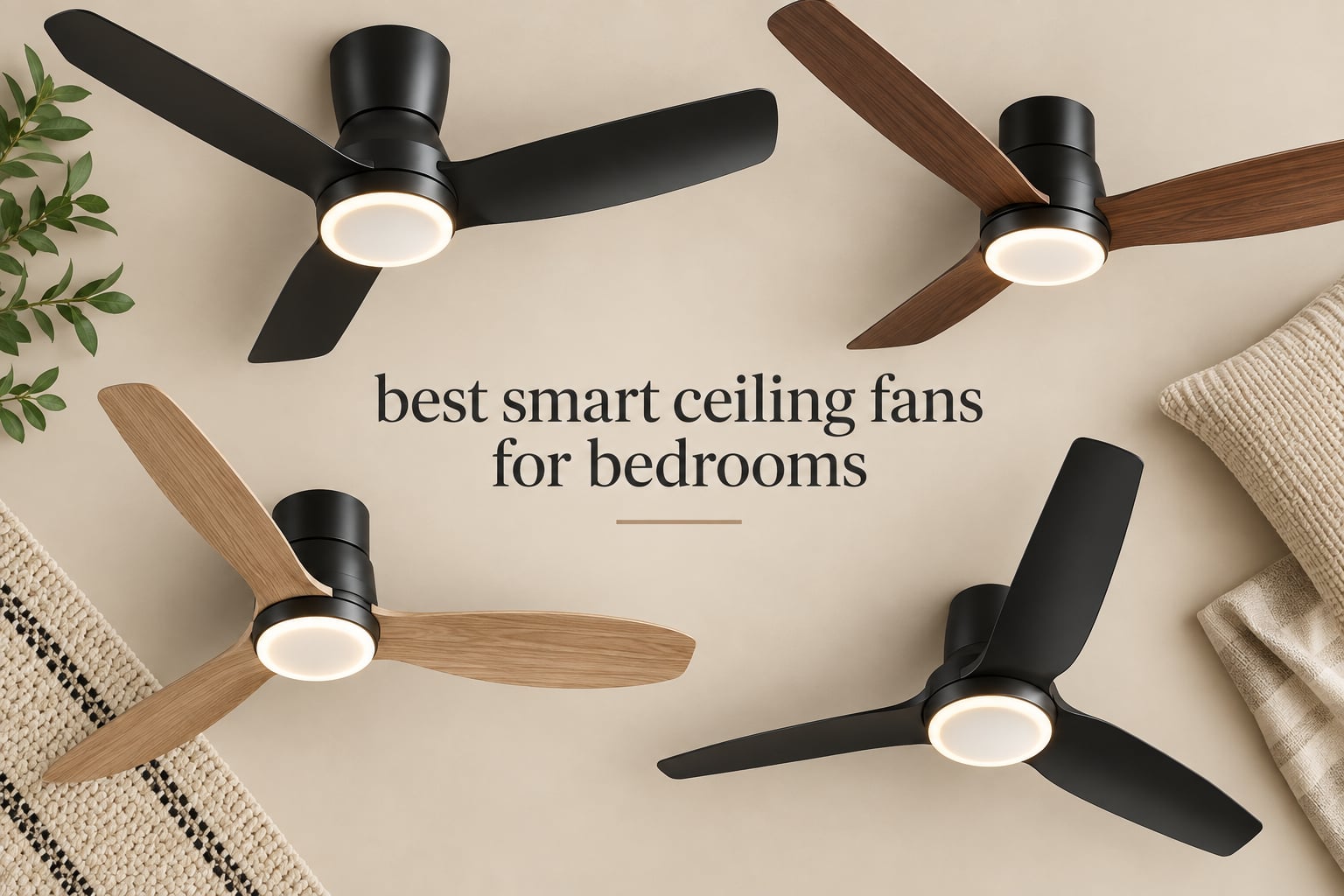 best smart ceiling fans for bedrooms
