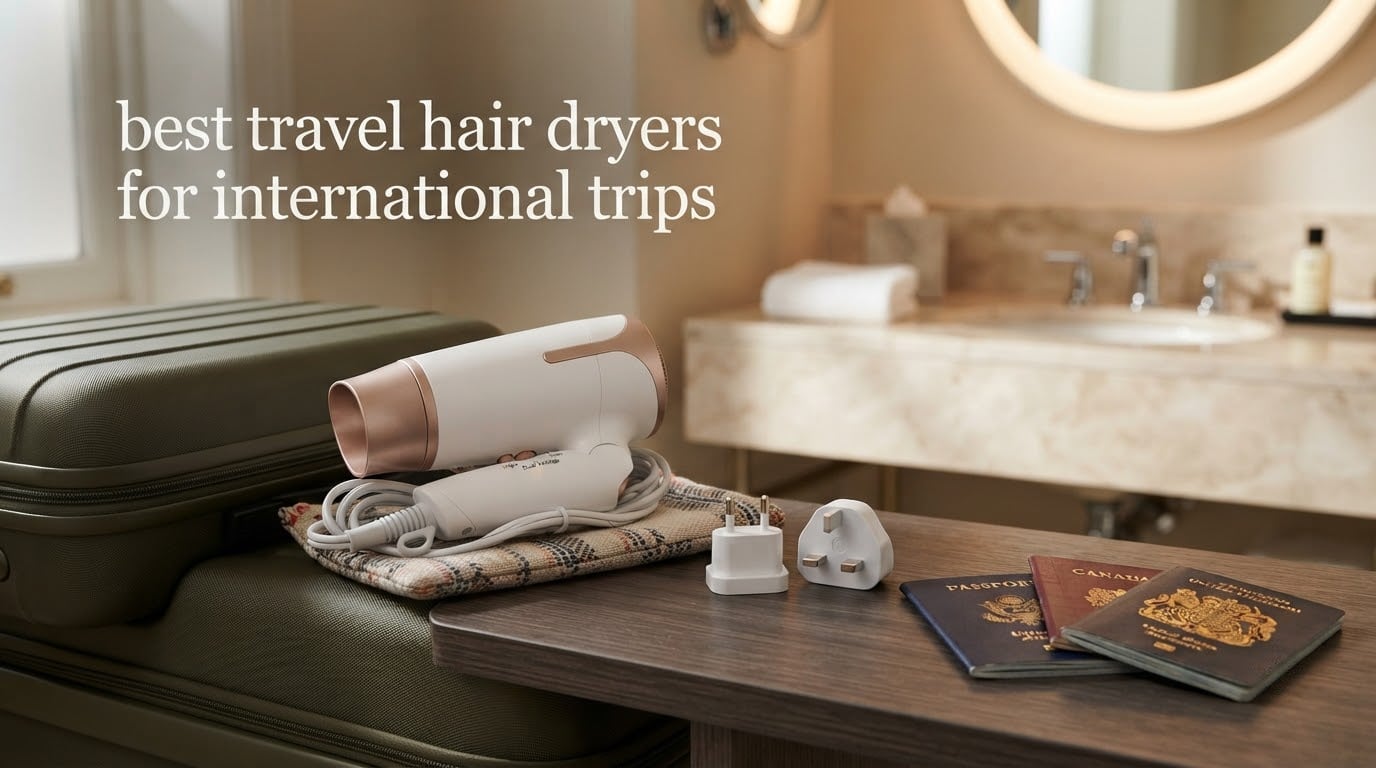 best travel hair dryers for international trips