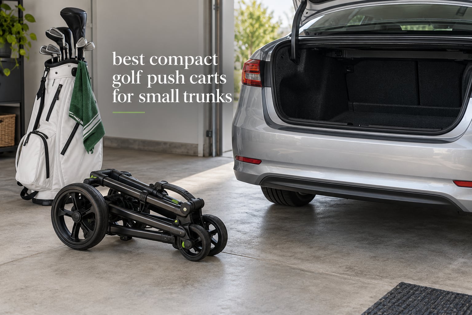 best compact golf push carts for small trunks