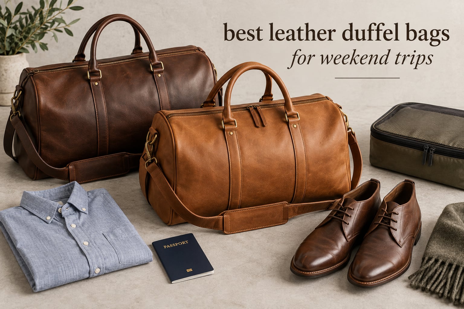 best leather duffel bags for weekend trips