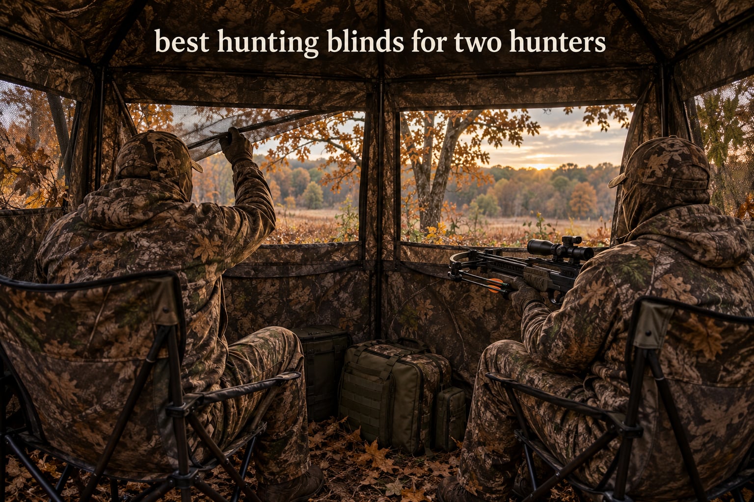 best hunting blinds for two hunters
