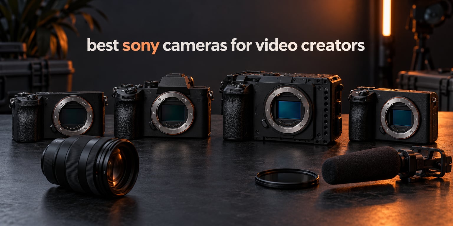 best sony cameras for video creators
