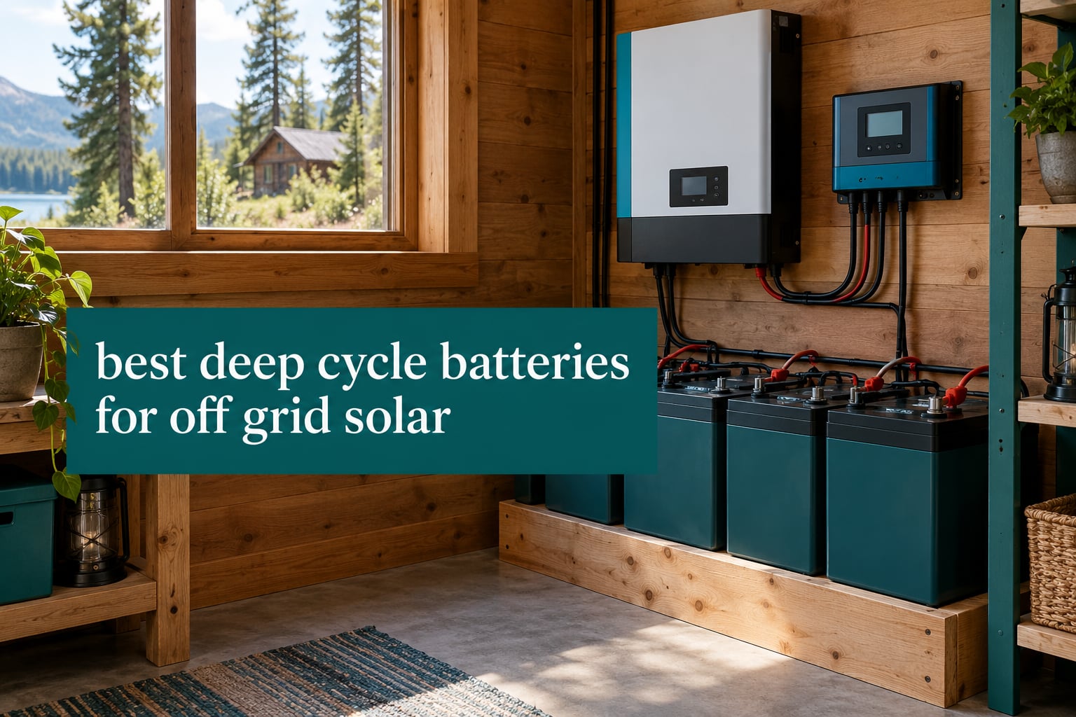 best deep cycle batteries for off grid solar