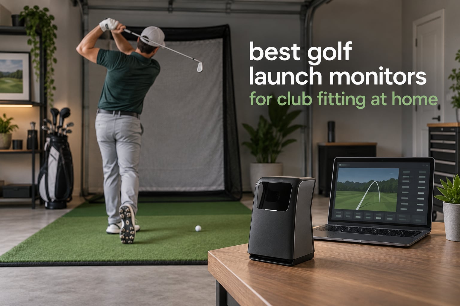 best golf launch monitors for club fitting at home