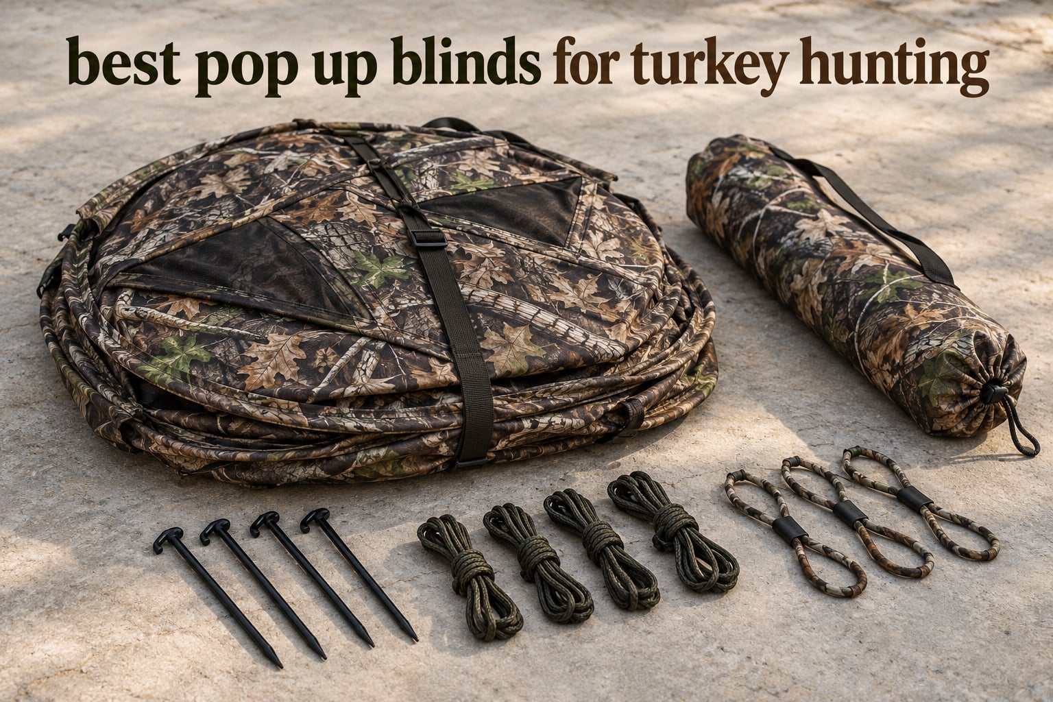 best pop up blinds for turkey hunting