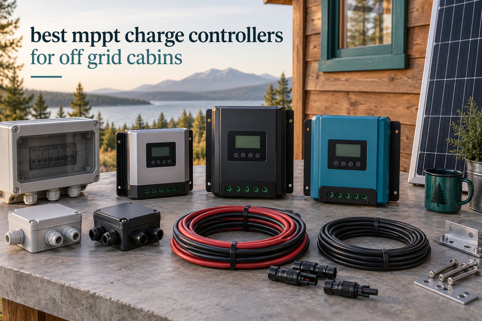 best mppt charge controllers for off grid cabins