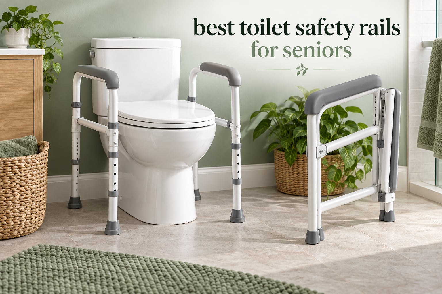 best toilet safety rails for seniors