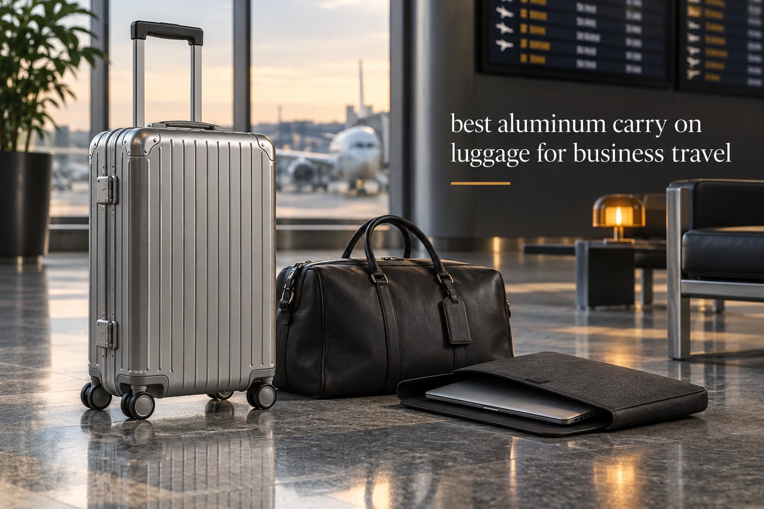 best aluminum carry on luggage for business travel