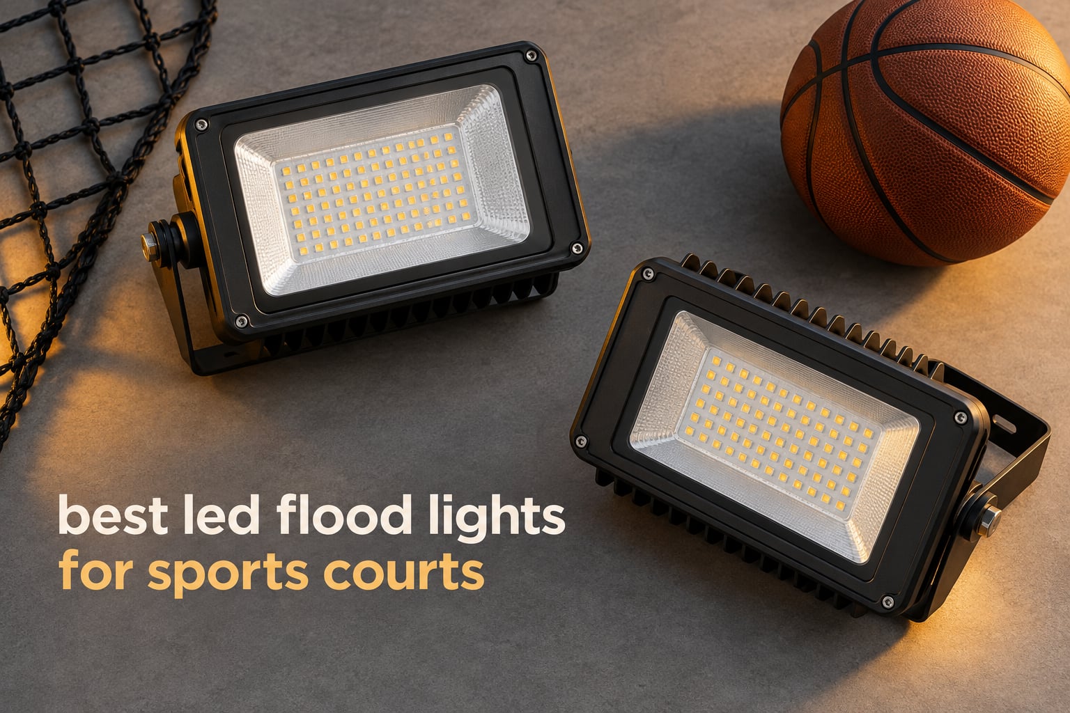 best led flood lights for sports courts