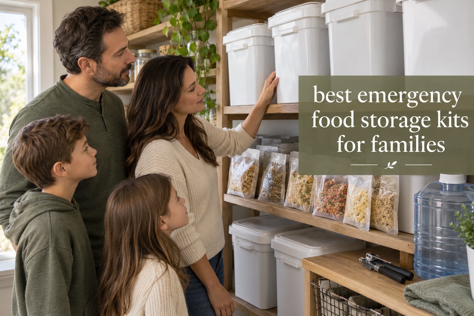 best emergency food storage kits for families
