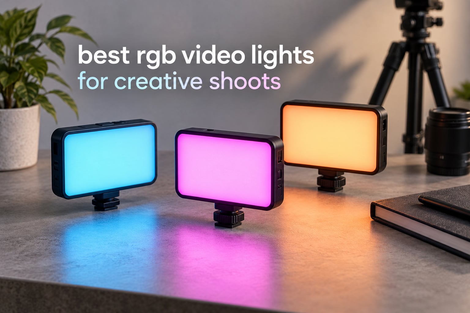 best rgb video lights for creative shoots