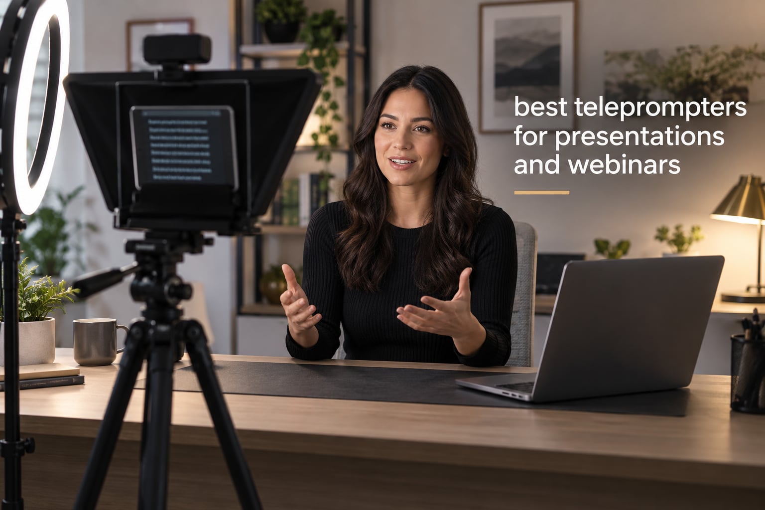 best teleprompters for presentations and webinars