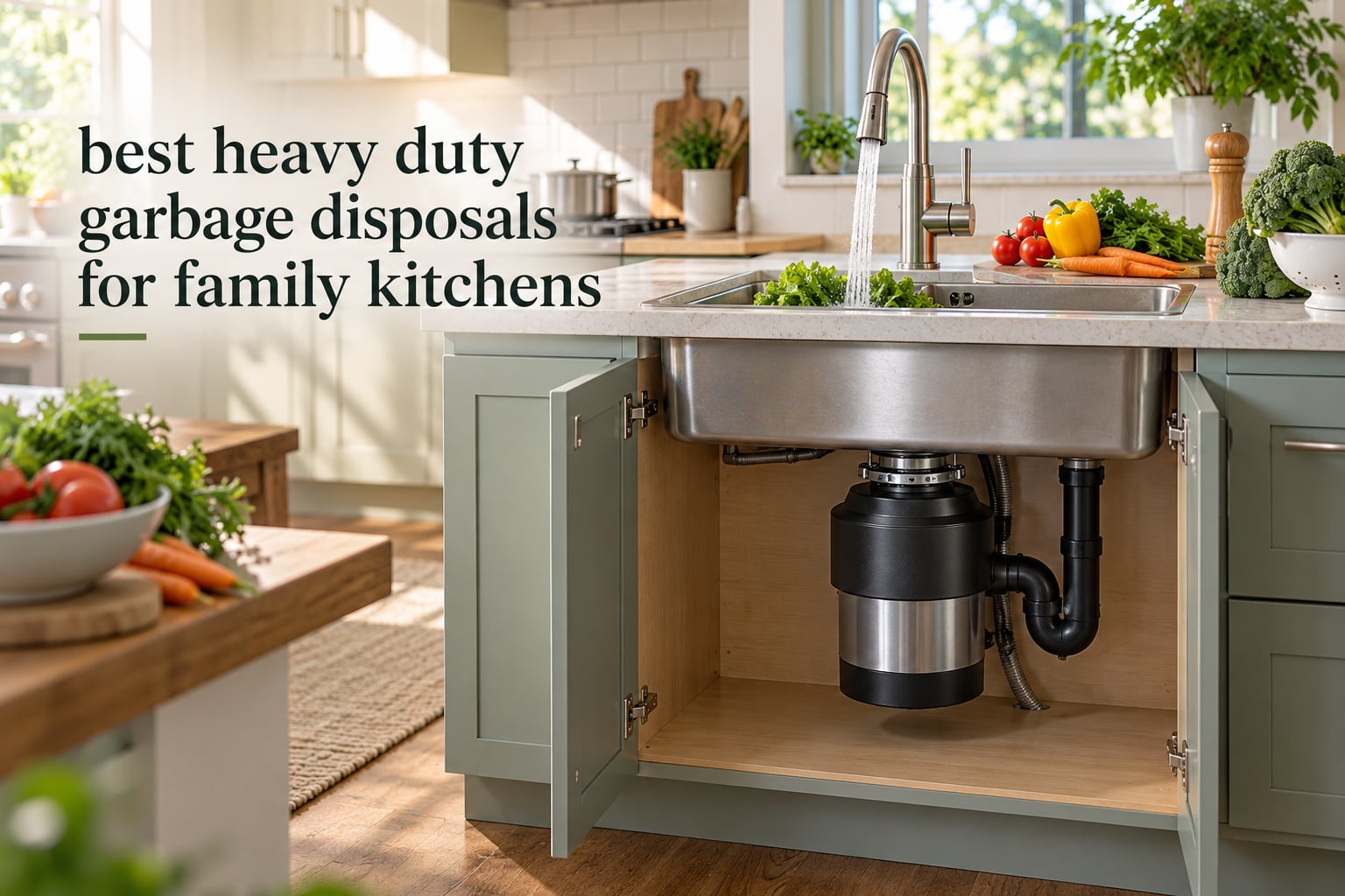 best heavy duty garbage disposals for family kitchens