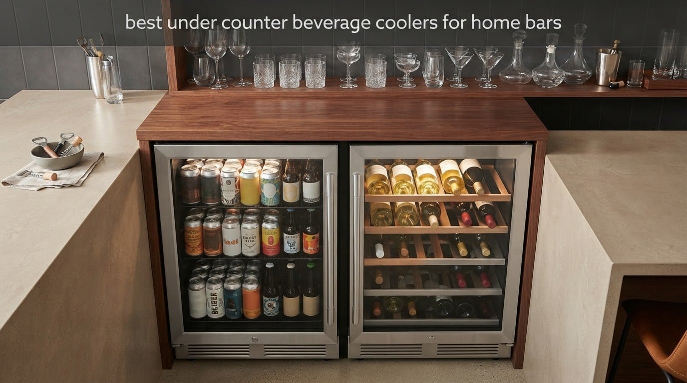 best under counter beverage coolers for home bars