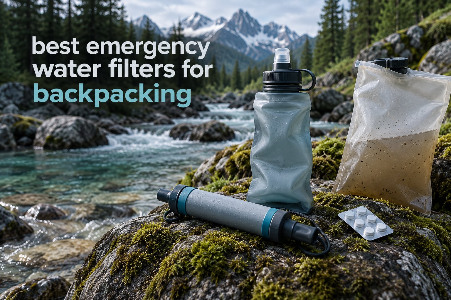 best emergency water filters for backpacking