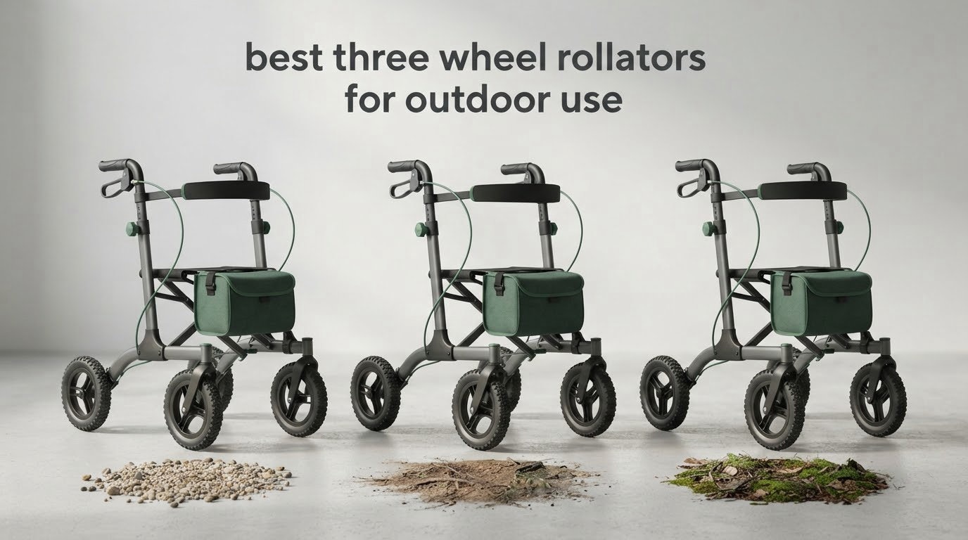 best three wheel rollators for outdoor use