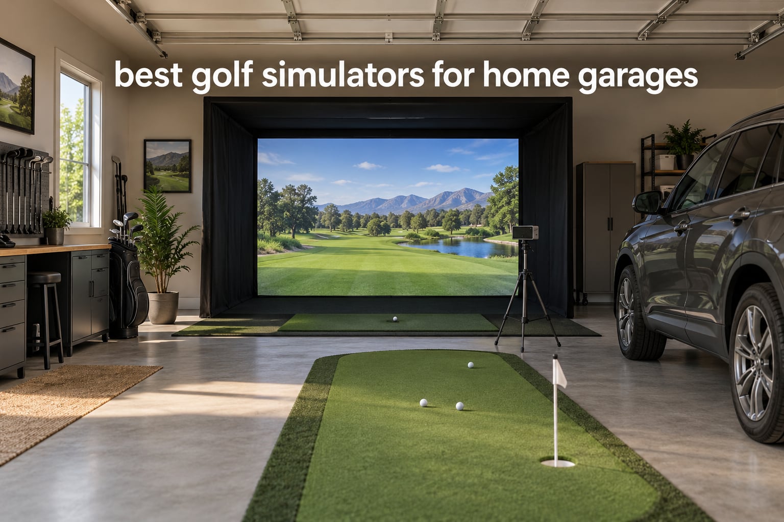 best golf simulators for home garages