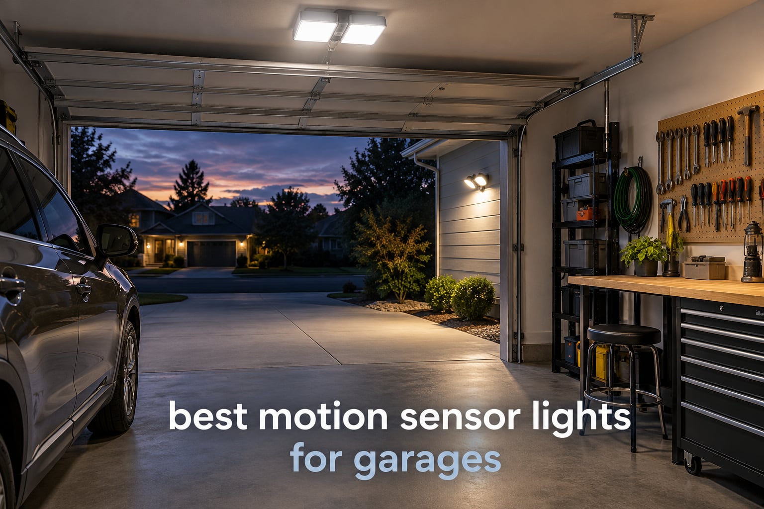 best motion sensor lights for garages