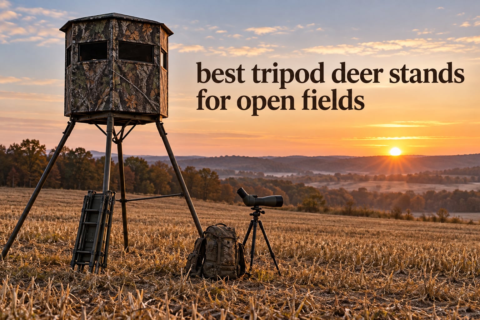 best tripod deer stands for open fields