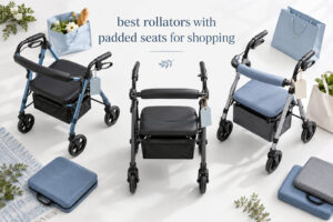 best rollators with padded seats for shopping